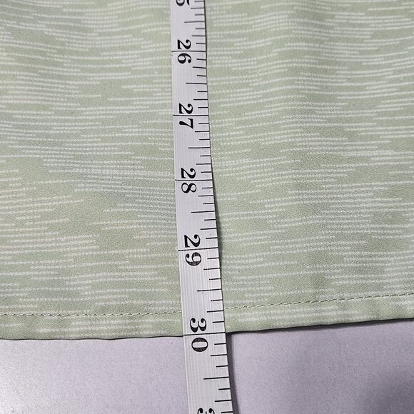 Simms Double Haul Fishing Shirt Men L Light Green Texture Wave Pockets Stretch - Picture 14 of 16